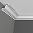 Grand Decor Cornice P855 (91 x 91 mm), polyurethane, length 2 m