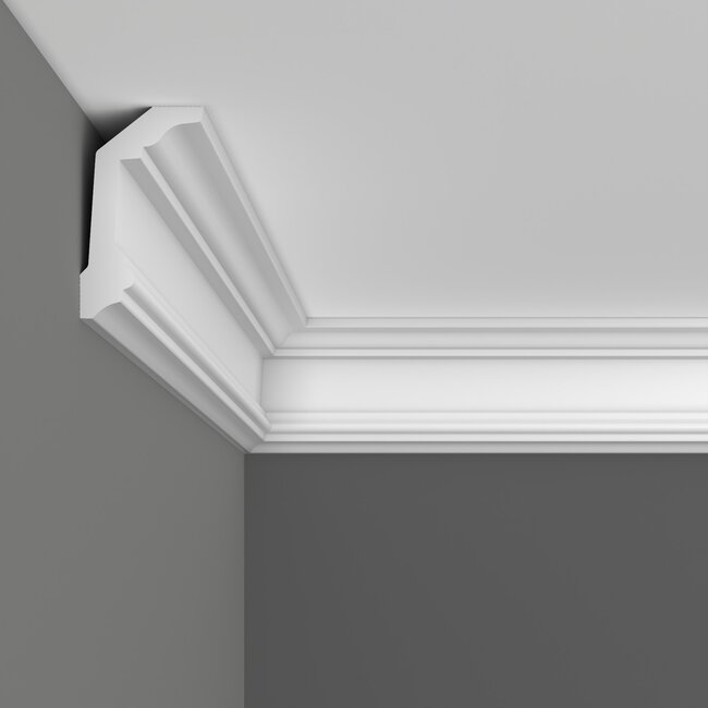 Grand Decor Kroonlijst P923 (96 x 56 mm), polyurethaan, lengte 2 m