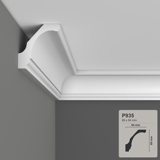Grand Decor Plafondlijst P935 (89 x 84 mm), polyurethaan, lengte 2 m