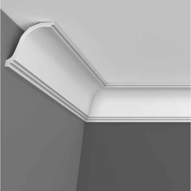 Grand Decor Cornice P910 (108 x 90 mm), polyurethane, length 2 m