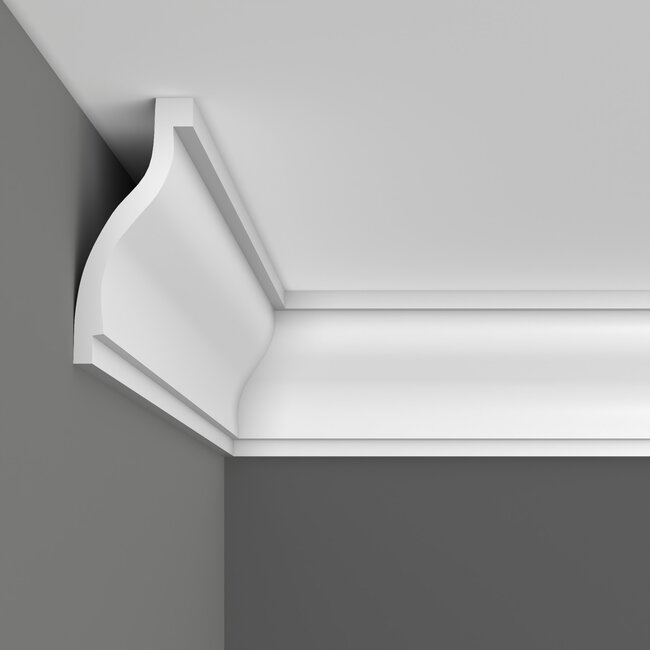 Grand Decor Ceiling moulding P918 (131 x 59 mm), polyurethane, length 2 m