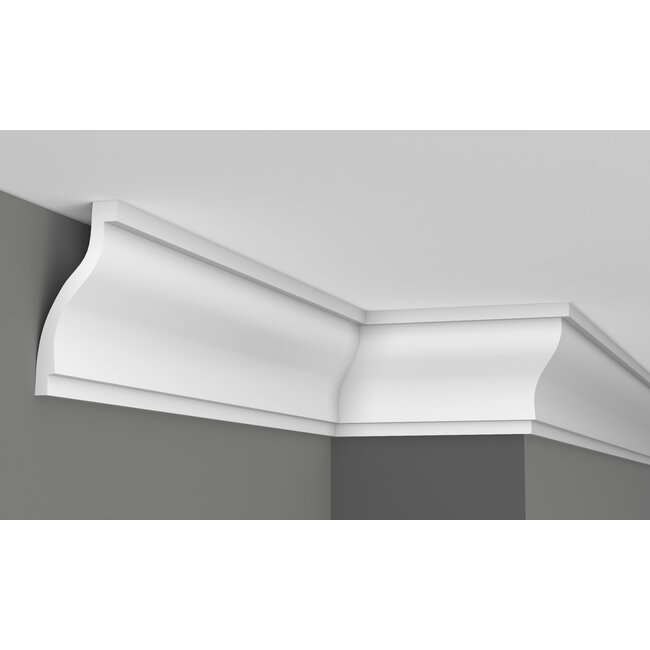 Grand Decor Ceiling moulding P918 (131 x 59 mm), polyurethane, length 2 m