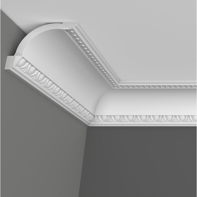 Grand Decor Kroonlijst C746 (108 x 137 mm), polyurethaan, lengte 2 m