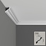 Grand Decor Cornice P829 (40 x 38 mm), polyurethane, length 2 m