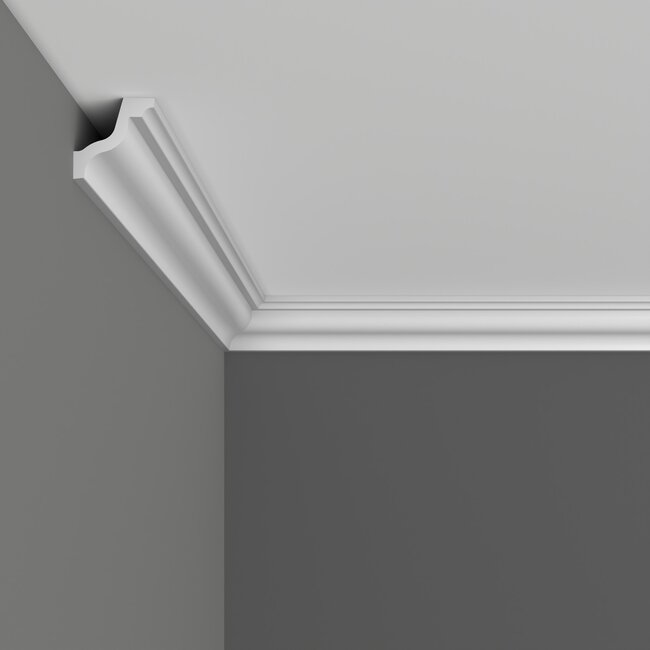 Grand Decor Kroonlijst P824 (40 x 40 mm), polyurethaan, lengte 2 m