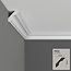 Grand Decor Ceiling moulding P822 (50 x 48 mm), polyurethane, length 2 m