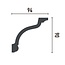 Grand Decor Cornice P816 (90 x 94 mm), polyurethane, length 2 m