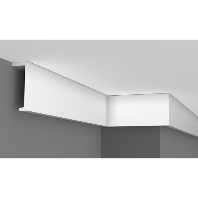 Grand Decor Curtain moulding P890 (110 x 40 mm), polyurethane, length 2 m