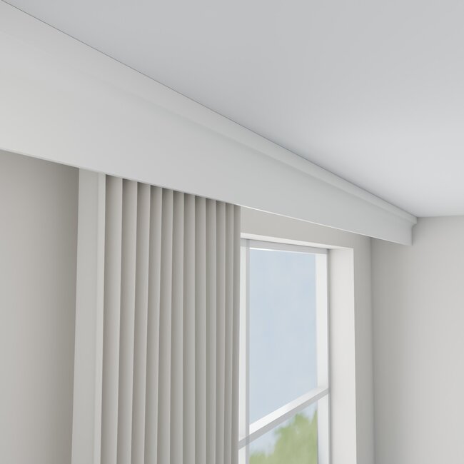 Grand Decor Curtain moulding P891 (130 x 50 mm), polyurethane, length 2 m