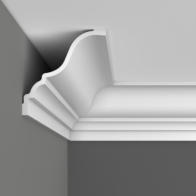 Grand Decor Cornice P811 (140 x 137 mm), polyurethane, length 2 m