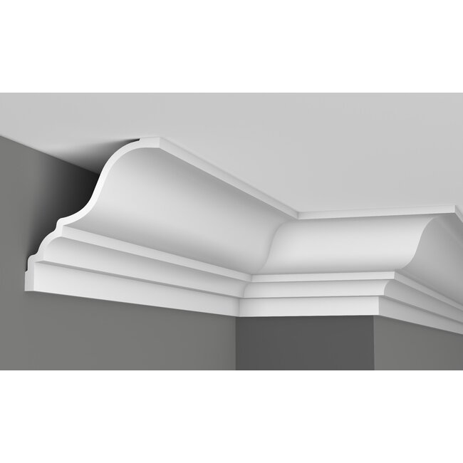 Grand Decor Cornice P811 (140 x 137 mm), polyurethane, length 2 m