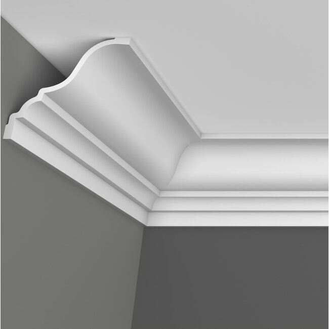 Grand Decor Cornice P811 (140 x 137 mm), polyurethane, length 2 m