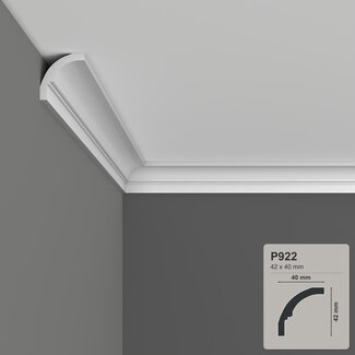 Grand Decor Cornice P922 (42 x 40 mm), polyurethane, length 2 m