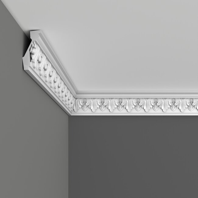 Grand Decor Kroonlijst C747 (64 x 30 mm), polyurethaan, lengte 2 m