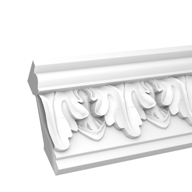 Grand Decor Kroonlijst C747 (64 x 30 mm), polyurethaan, lengte 2 m