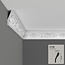Grand Decor Cornice C748 (75 x 35 mm), polyurethane, length 2 m