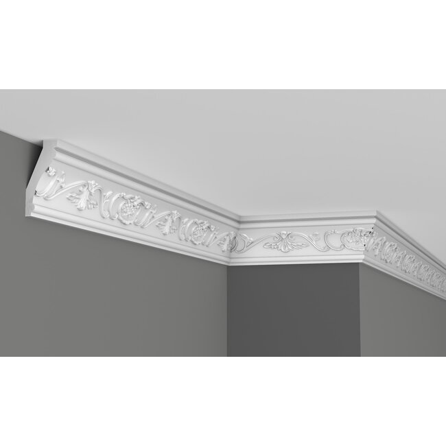 Grand Decor Cornice C748 (75 x 35 mm), polyurethane, length 2 m