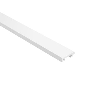 Mardom Decor Eindstuk links GROSSO L0501LT | Wit | 200 x 4,9 x 1,2 cm