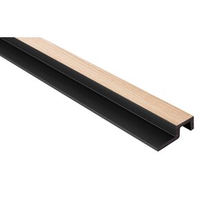 Mardom Decor Eindstuk rechts LARGO L0302RT | Licht eiken | 200 x 5,6 x 2 cm