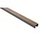 Mardom Decor Left end piece LARGO L0303LT | Grey oak | 200 x 3.1 x 2 cm