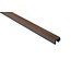 Mardom Decor Eindstuk links LARGO L0304LT | Donkerbruin eiken | 200 x 3,1 x 2 cm