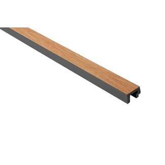 Mardom Decor Eindstuk links LARGO L0306LT | Klassiek eiken | 200 x 3,1 x 2 cm