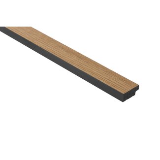 Mardom Decor Eindstuk links MEDIO L0206LT | Klassiek eiken | 200 x 2,8 x 1,2 cm