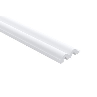 Mardom Decor Eindstuk rechts SERENO L0401RT | Wit | 200 x 4 x 1,25 cm