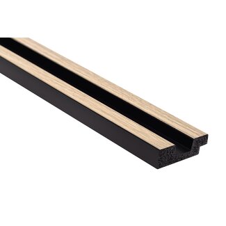 Mardom Decor Left end piece STRETTO L0102LT | Light oak | 200 x 3.6 x 1.2 cm