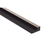 Mardom Decor Eindstuk rechts STRETTO L0103RT | Grijs eiken | 200 x 2,3 x 1,2 cm