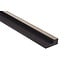 Mardom Decor Right end piece STRETTO L0103RT | Grey oak | 200 x 2.3 x 1.2 cm