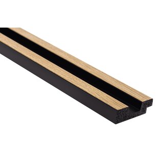 Mardom Decor Eindstuk links STRETTO L0105LT | Naturel eiken | 200 x 3,6 x 1,2 cm