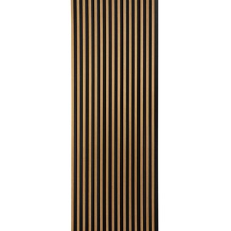 Mardom Decor 3D Wall Panel L0105T LAMELLI STRETTO | 12 cm breed | lengte 2 meter | Naturel eiken