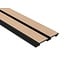 Mardom Decor 3D wall panel L0502T LAMELLI GROSSO | 12 cm wide | length 2 metres | Light oak