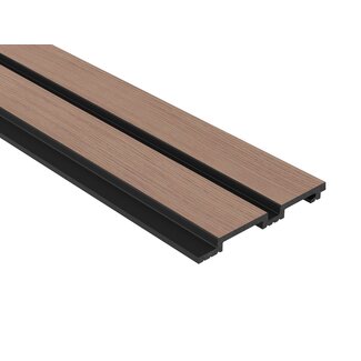 Mardom Decor 3D Wall Panel L0503T LAMELLI GROSSO | 12 cm breed | lengte 2 meter | Grijs eiken