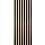 Mardom Decor 3D wall panel L0302T LAMELLI LARGO | 11.5 cm wide | length 2 metres | Light oak