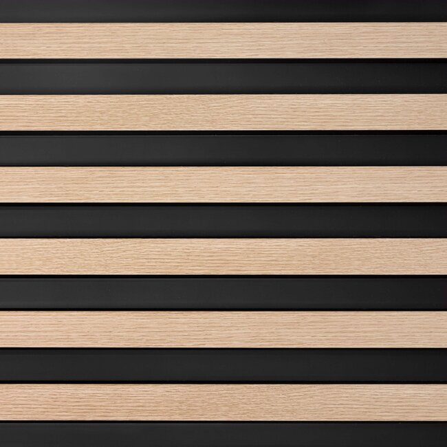 Mardom Decor 3D wall panel L0302T LAMELLI LARGO | 11.5 cm wide | length 2 metres | Light oak