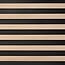 Mardom Decor 3D wall panel L0302T LAMELLI LARGO | 11.5 cm wide | length 2 metres | Light oak