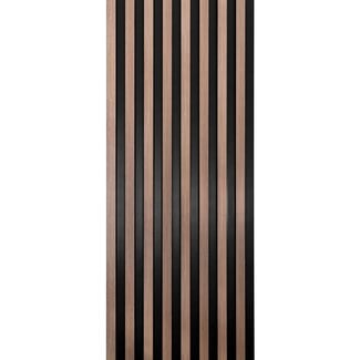 Mardom Decor 3D wall panel L0303T LAMELLI LARGO | 11.5 cm wide | length 2 metres | Grey oak