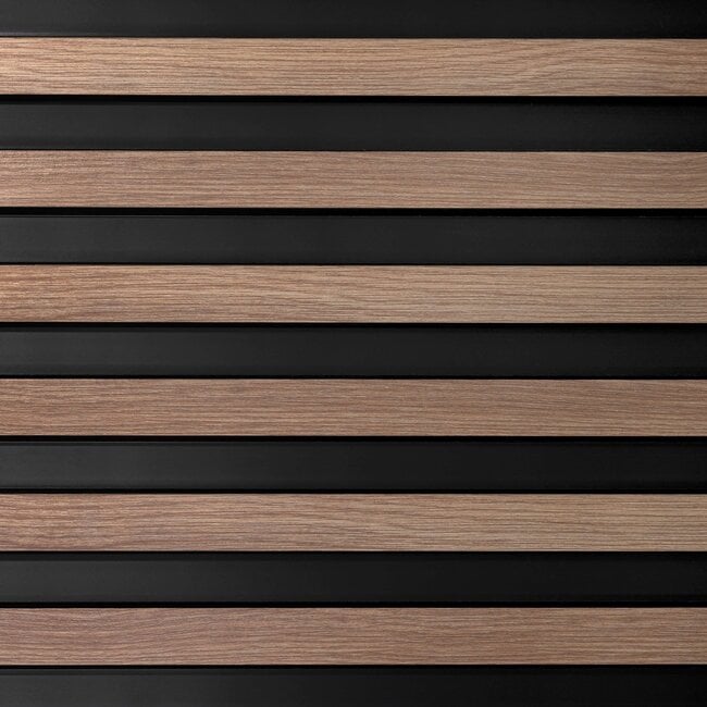 Mardom Decor 3D wall panel L0303T LAMELLI LARGO | 11.5 cm wide | length 2 metres | Grey oak