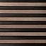 Mardom Decor 3D wall panel L0303T LAMELLI LARGO | 11.5 cm wide | length 2 metres | Grey oak