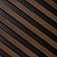 Mardom Decor 3D wall panel L0304T LAMELLI LARGO | 11.5 cm wide | length 2 metres | Dark brown oak