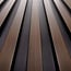 Mardom Decor 3D wall panel L0304T LAMELLI LARGO | 11.5 cm wide | length 2 metres | Dark brown oak