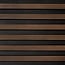 Mardom Decor 3D wall panel L0304T LAMELLI LARGO | 11.5 cm wide | length 2 metres | Dark brown oak