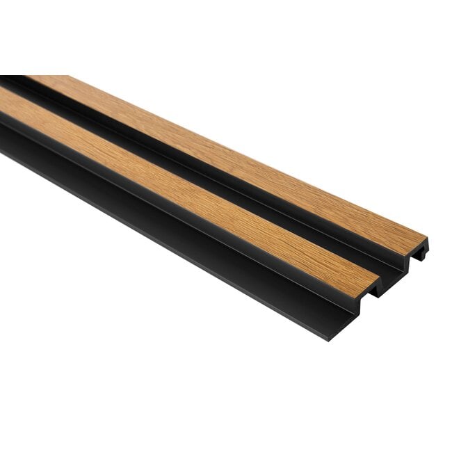 Mardom Decor 3D wall panel L0305T LAMELLI LARGO | 11.5 cm wide | length 2 metres | Natural oak