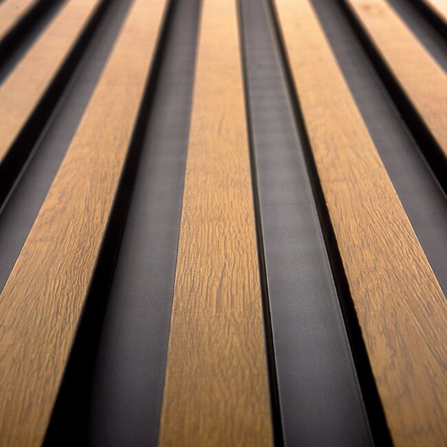 Mardom Decor 3D wall panel L0305T LAMELLI LARGO | 11.5 cm wide | length 2 metres | Natural oak