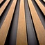 Mardom Decor 3D wall panel L0305T LAMELLI LARGO | 11.5 cm wide | length 2 metres | Natural oak