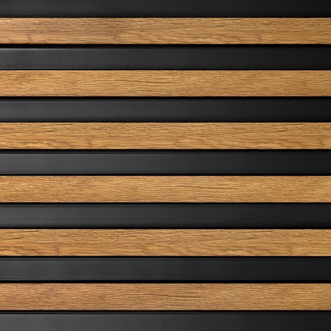 Mardom Decor 3D wall panel L0305T LAMELLI LARGO | 11.5 cm wide | length 2 metres | Natural oak