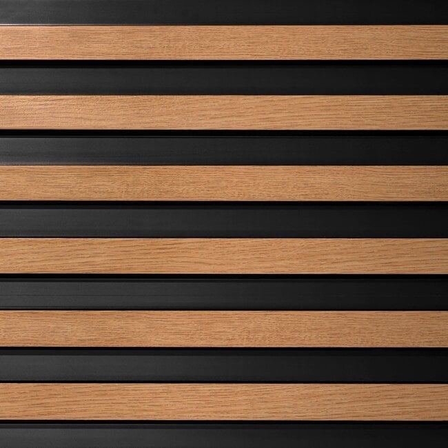 Mardom Decor 3D wall panel L0306T LAMELLI LARGO | 11.5 cm wide | length 2 metres | Classic oak