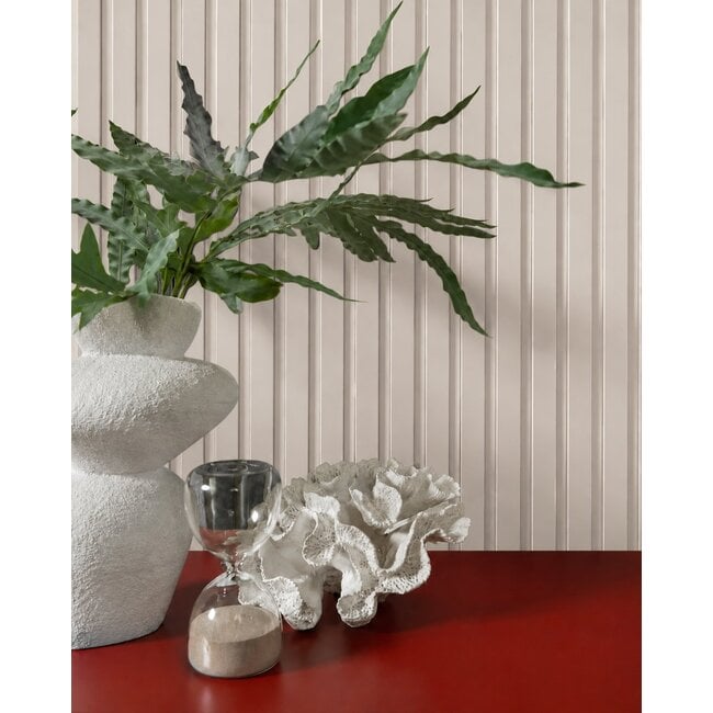 Mardom Decor 3D wall panel L0201TK LAMELLI MEDIO | 12.1 cm wide | length 2 metres | Cashmere